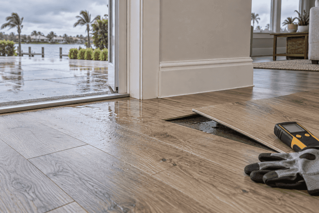 Water Under LVP After a Florida Hurricane: What to Do
